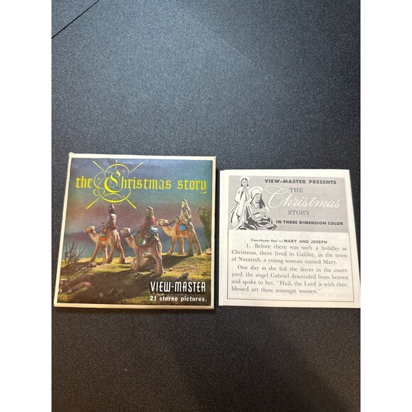 1948 View-Master The Christmas Story 3-Reel Set B383 - Picture 3 of 9